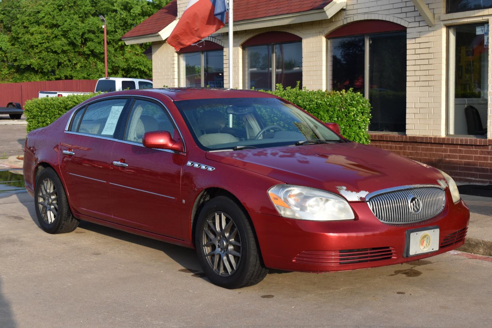 2007 Red /Tan Buick Lucerne CXL V8 (1G4HR57Y07U) with an 4.6L V8 DOHC 32V engine, 4-Speed Automatic Overdrive transmission, located at 5925 E. BELKNAP ST., HALTOM CITY, TX, 76117, (817) 834-4222, 32.803799, -97.259003 - Buying a 2007 Buick Lucerne can offer several benefits, depending on your needs and preferences. Here are some potential advantages: Comfortable Ride: Buick is known for prioritizing comfort, and the Lucerne is no exception. It typically offers a smooth and comfortable ride, making it ideal for lon - Photo#5